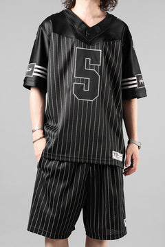 画像をギャラリービューアに読み込む, Y-3 Yohji Yamamoto ELITE 5 AMERICAN FOOTBALL JERSEY TOP (BLACK)