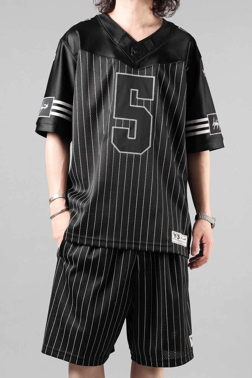 画像をギャラリービューアに読み込む, Y-3 Yohji Yamamoto ELITE 5 AMERICAN FOOTBALL JERSEY TOP (BLACK)