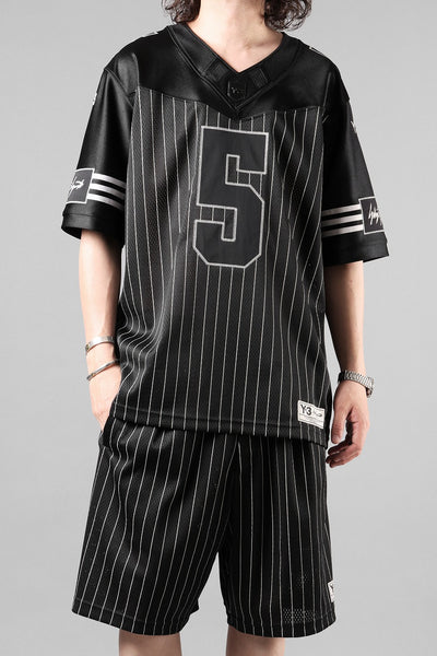 Y-3 Yohji Yamamoto ELITE 5 AMERICAN FOOTBALL JERSEY TOP (BLACK)