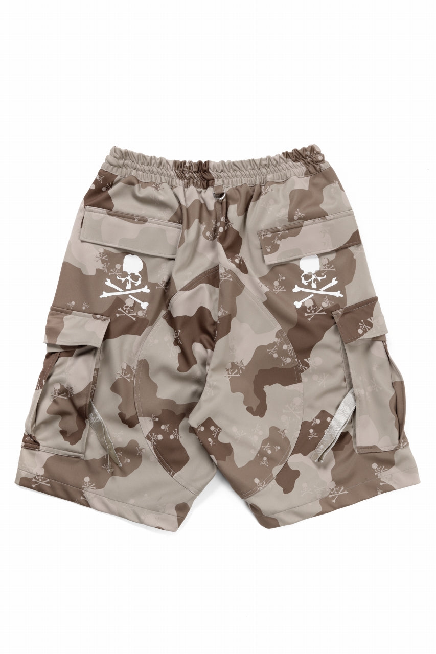 画像をギャラリービューアに読み込む, MASTERMIND WORLD JERSEY CAMO CARGO SHORTS (DESERT)