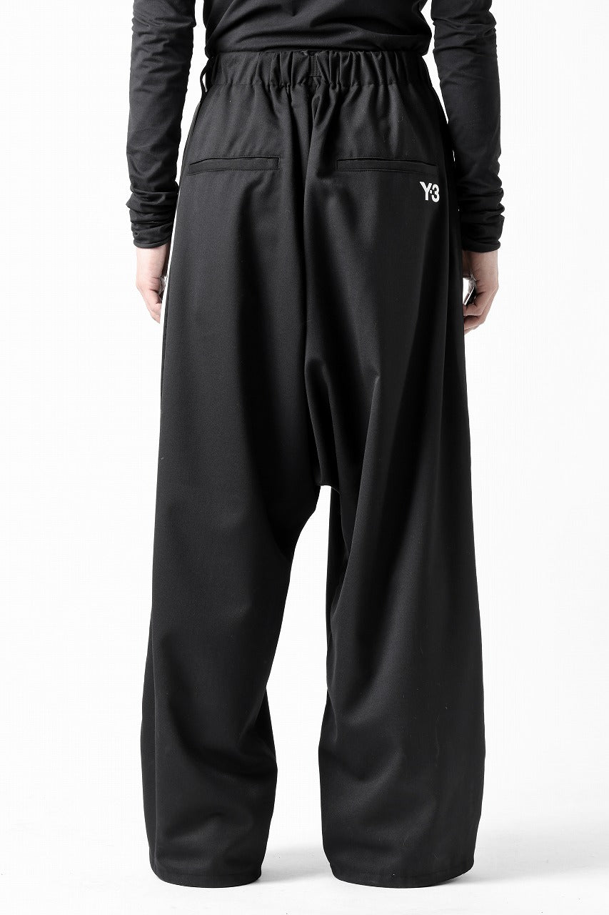 Y-3 Yohji Yamamoto REFIND WOOL PANTS (BLACK)