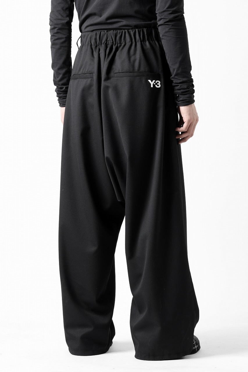 Y-3 Yohji Yamamoto REFIND WOOL PANTS (BLACK)