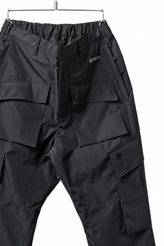 Load image into Gallery viewer, D-VEC x ALMOSTBLACK 6 POCKET TROUSERS / WINDSTOPPER BY GORE-TEX LABS 2L (BLACK)