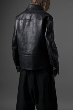 画像をギャラリービューアに読み込む, ierib exclusive Lukas Jacket / Horse Nubuck Leather (BLACK)