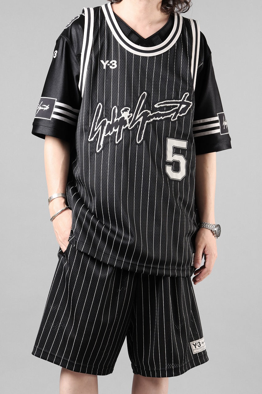 画像をギャラリービューアに読み込む, Y-3 Yohji Yamamoto ELITE 5 BASKETBALL GAME JERSEY TOP (BLACK)