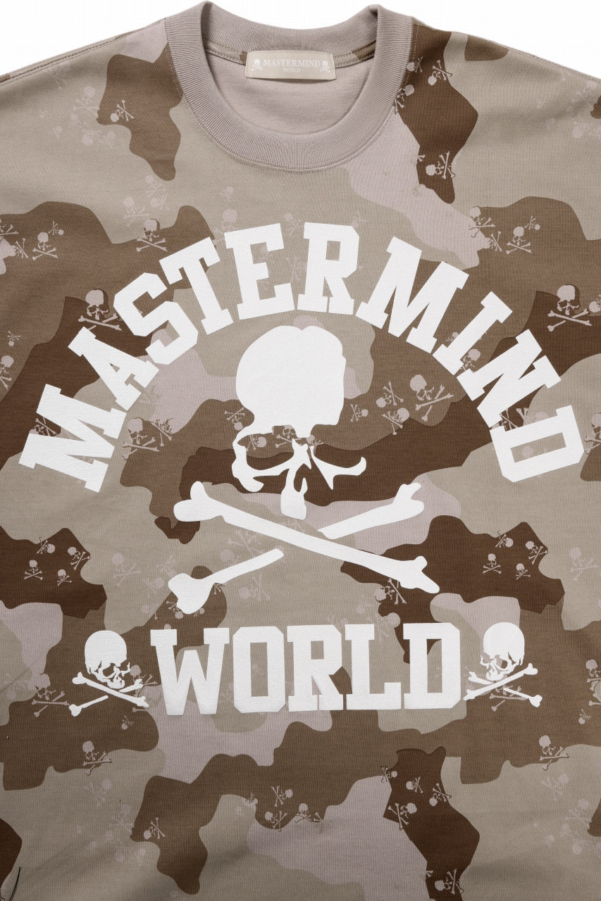 MASTERMIND WORLD CAMO UNIVERSITY TEE / OVERSIZED (DESERT)