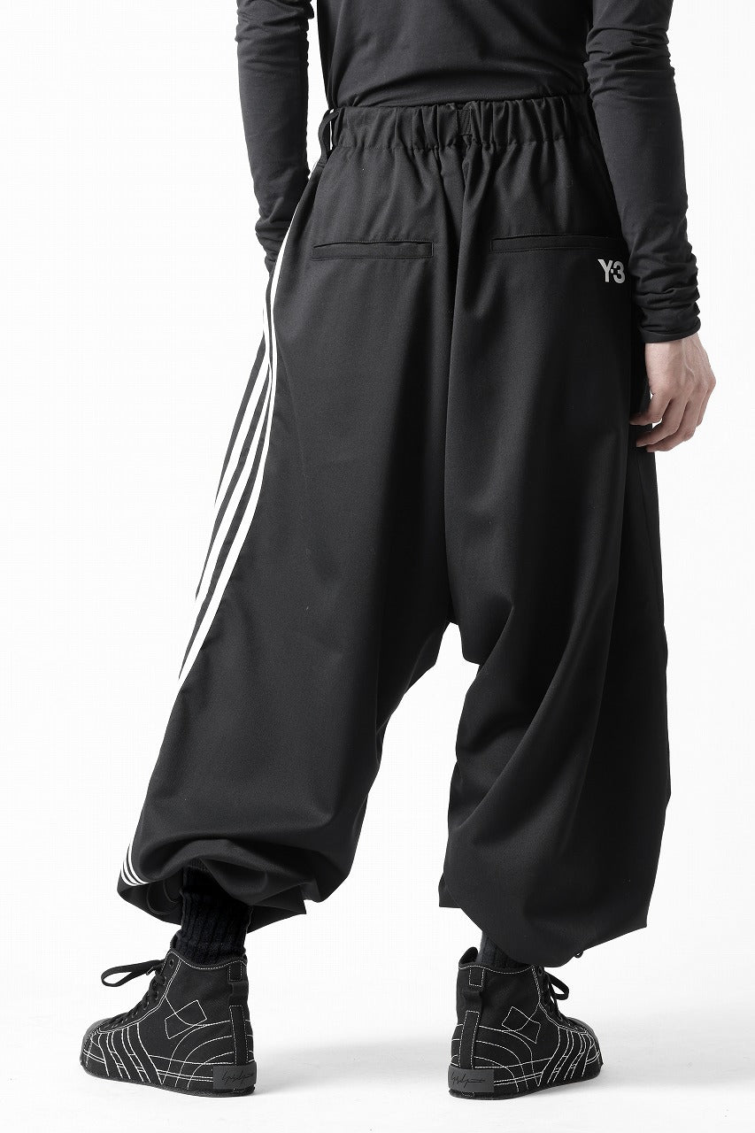 Y-3 Yohji Yamamoto REFIND WOOL PANTS (BLACK)