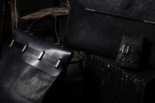 画像をギャラリービューアに読み込む, ierib Voyger 37 Hand Bag / Horse Nubuck Leather (BLACK)