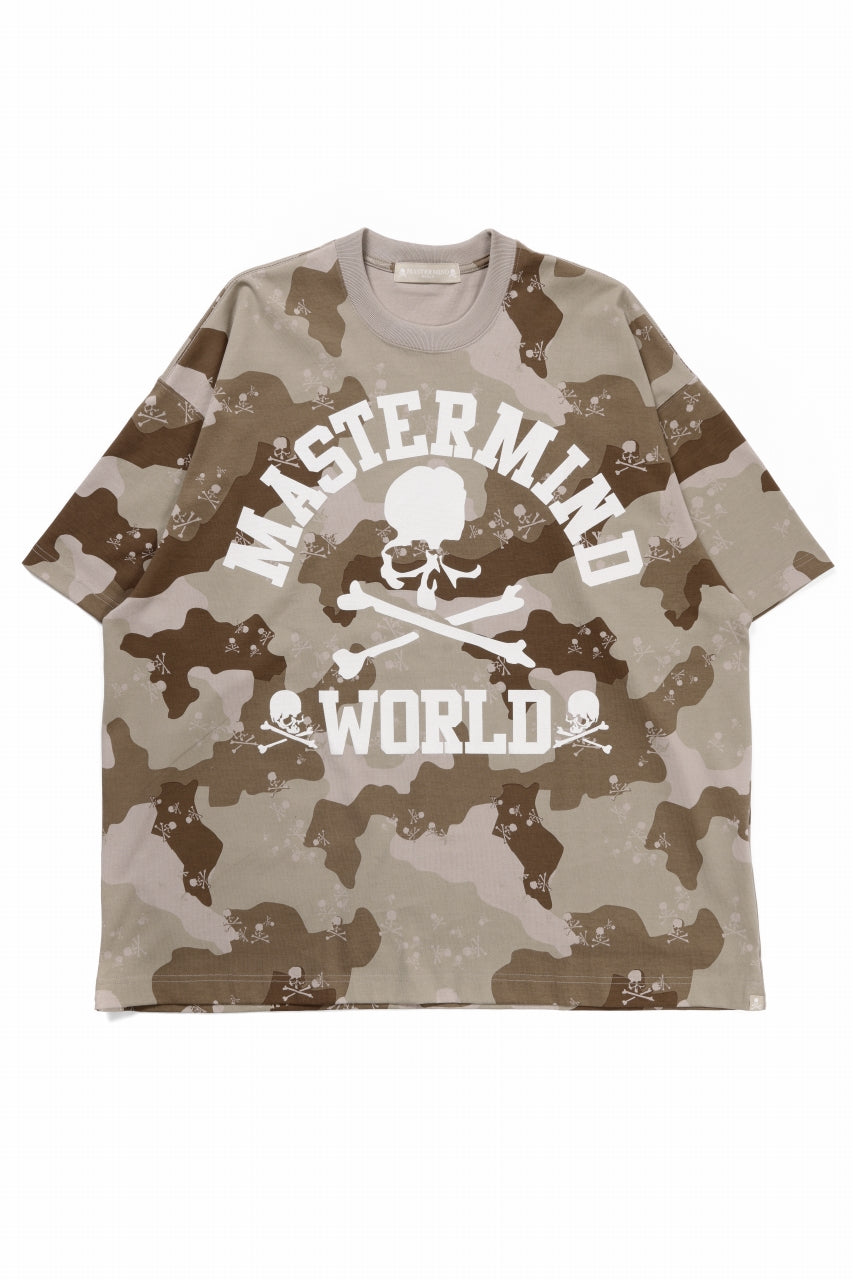 MASTERMIND WORLD CAMO UNIVERSITY TEE / OVERSIZED (DESERT)