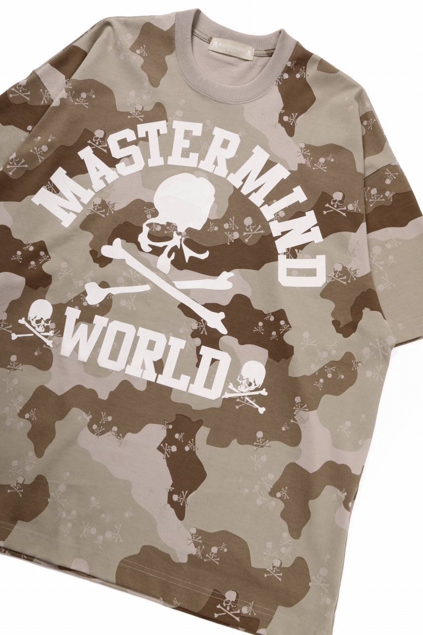 MASTERMIND WORLD CAMO UNIVERSITY TEE / OVERSIZED (DESERT)