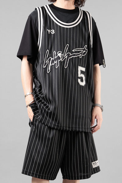 Y-3 Yohji Yamamoto ELITE 5 BASKETBALL GAME JERSEY TOP (BLACK)