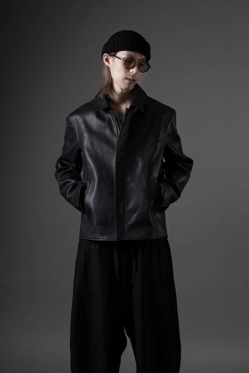 ierib exclusive Lukas Jacket / Horse Nubuck Leather (BLACK)