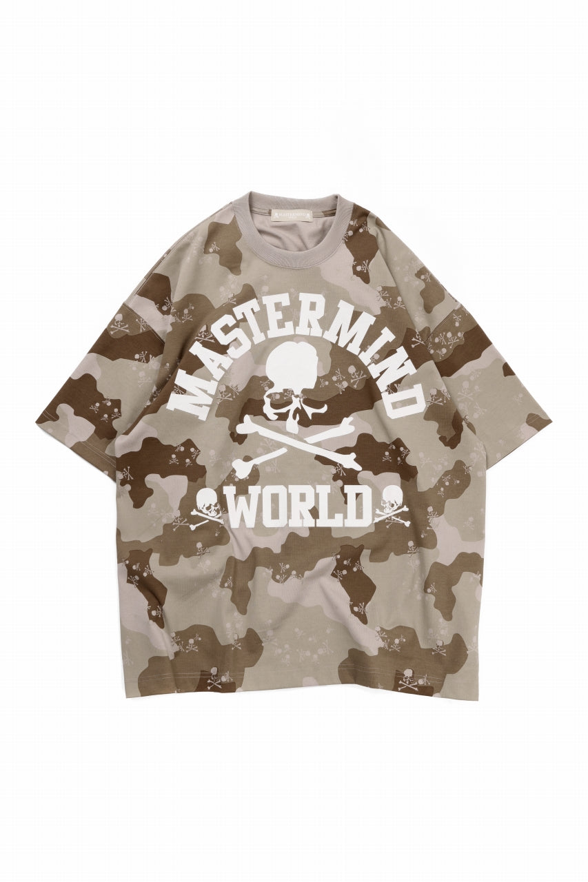 MASTERMIND WORLD CAMO UNIVERSITY TEE / OVERSIZED (DESERT)