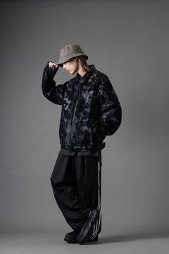 画像をギャラリービューアに読み込む, Y-3 Yohji Yamamoto AOP NYLON LINER JACKET / PERTEX QUANTUM &amp; PRIMALOFT® (BLACK)