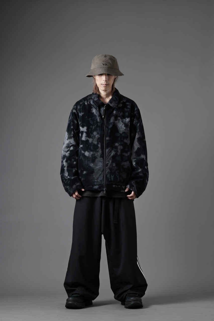 Y-3 Yohji Yamamoto AOP NYLON LINER JACKET / PERTEX QUANTUM & PRIMALOFT® (BLACK)