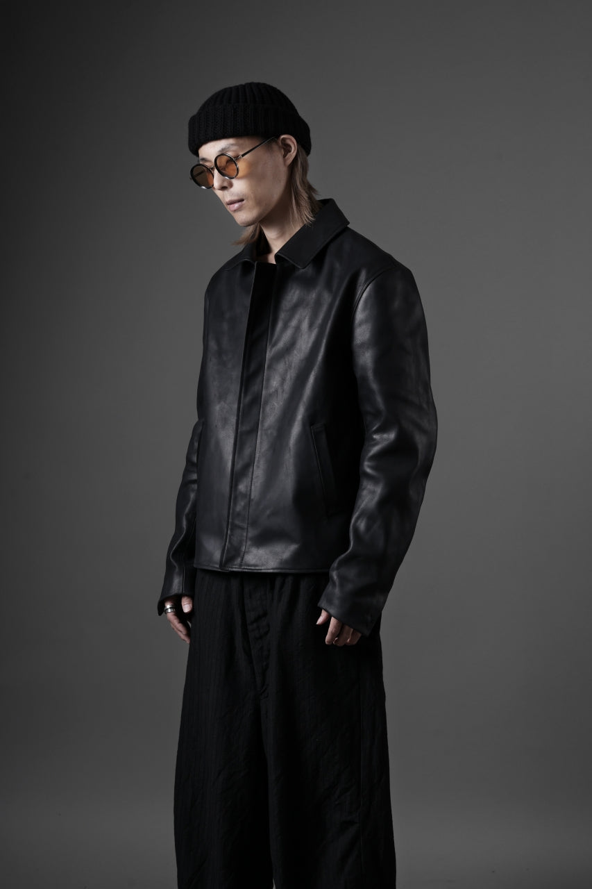 ierib exclusive Lukas Jacket / Horse Nubuck Leather (BLACK)