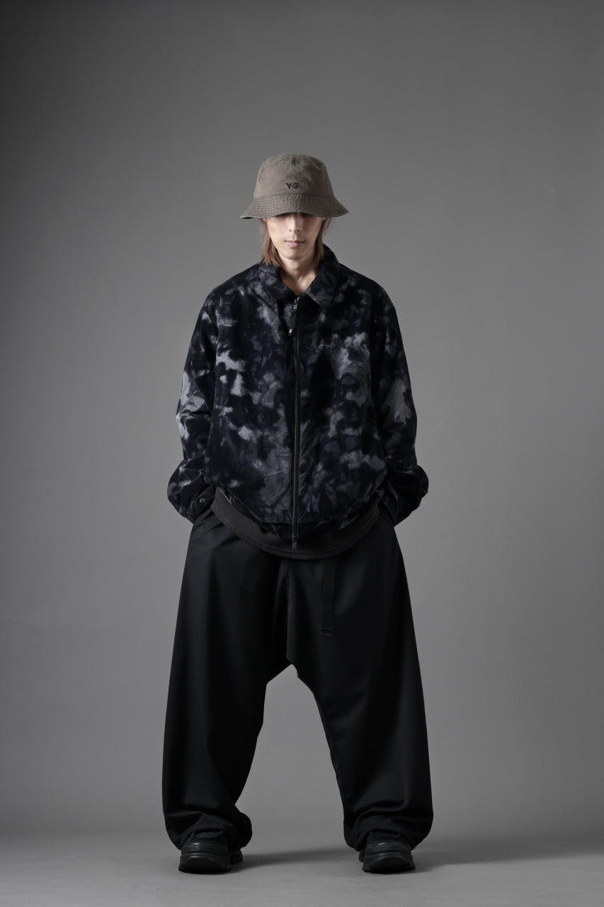 Y-3 Yohji Yamamoto AOP NYLON LINER JACKET / PERTEX QUANTUM & PRIMALOFT® (BLACK)