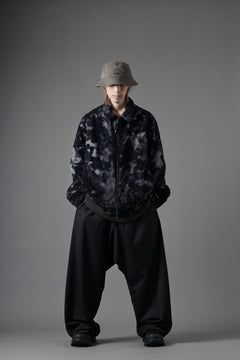 画像をギャラリービューアに読み込む, Y-3 Yohji Yamamoto AOP NYLON LINER JACKET / PERTEX QUANTUM &amp; PRIMALOFT® (BLACK)