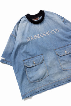 画像をギャラリービューアに読み込む, mastermind JAPAN DISTRESSED SS PULLOVER DENIM SHIRT (INDIGO)