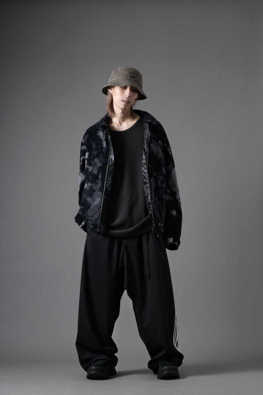 画像をギャラリービューアに読み込む, Y-3 Yohji Yamamoto AOP NYLON LINER JACKET / PERTEX QUANTUM &amp; PRIMALOFT® (BLACK)