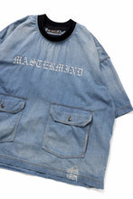 画像をギャラリービューアに読み込む, mastermind JAPAN DISTRESSED SS PULLOVER DENIM SHIRT (INDIGO)