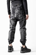 画像をギャラリービューアに読み込む, 11 BY BORIS BIDJAN SABERI LOW CROTCH BAGGY PANTS / OBJECT DYED &amp; USED EFFECT &quot;P4C-F1481&quot; (BLACK)