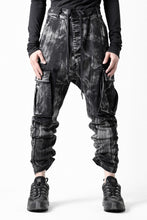 画像をギャラリービューアに読み込む, 11 BY BORIS BIDJAN SABERI CARGO POCKET PANTS / OBJECT DYED &amp; USED EFFECT &quot;P21B-F1481&quot; (BLACK)