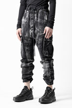 画像をギャラリービューアに読み込む, 11 BY BORIS BIDJAN SABERI CARGO POCKET PANTS / OBJECT DYED &amp; USED EFFECT &quot;P21B-F1481&quot; (BLACK)