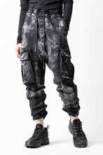 画像をギャラリービューアに読み込む, 11 BY BORIS BIDJAN SABERI CARGO POCKET PANTS / OBJECT DYED &amp; USED EFFECT &quot;P21B-F1481&quot; (BLACK)