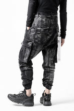 画像をギャラリービューアに読み込む, 11 BY BORIS BIDJAN SABERI CARGO POCKET PANTS / OBJECT DYED &amp; USED EFFECT &quot;P21B-F1481&quot; (BLACK)