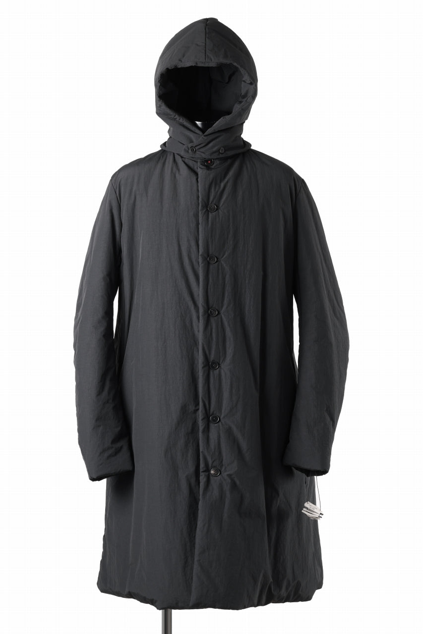 m.a+ padded wide coat wt. detachable hood / C312IH/PAC/IMB (BLACK)