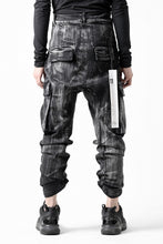 画像をギャラリービューアに読み込む, 11 BY BORIS BIDJAN SABERI CARGO POCKET PANTS / OBJECT DYED &amp; USED EFFECT &quot;P21B-F1481&quot; (BLACK)