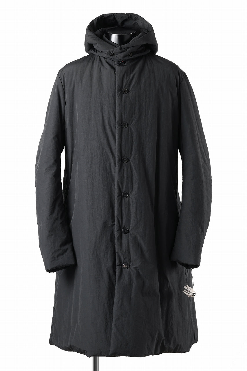 画像をギャラリービューアに読み込む, m.a+ padded wide coat wt. detachable hood / C312IH/PAC/IMB (BLACK)