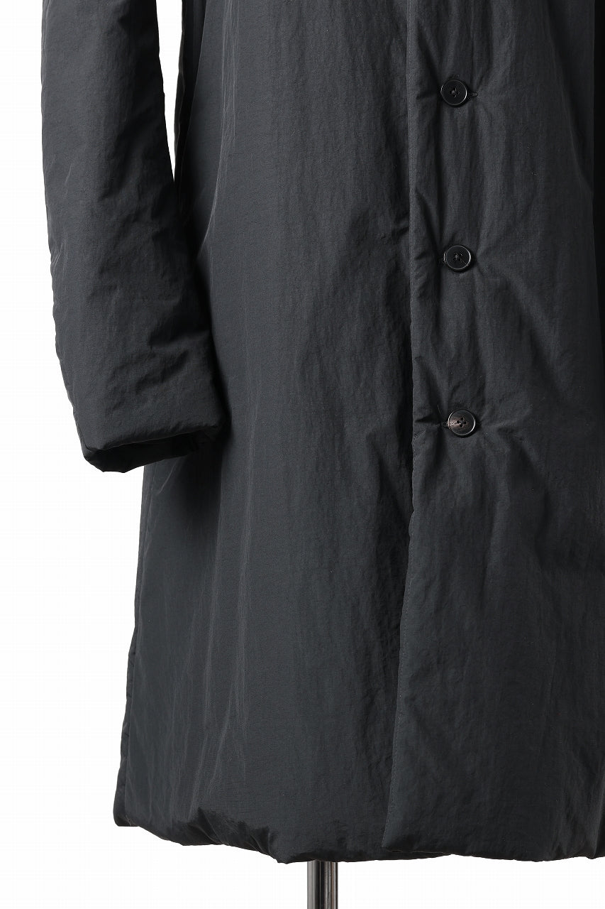 m.a+ padded wide coat wt. detachable hood / C312IH/PAC/IMB (BLACK)