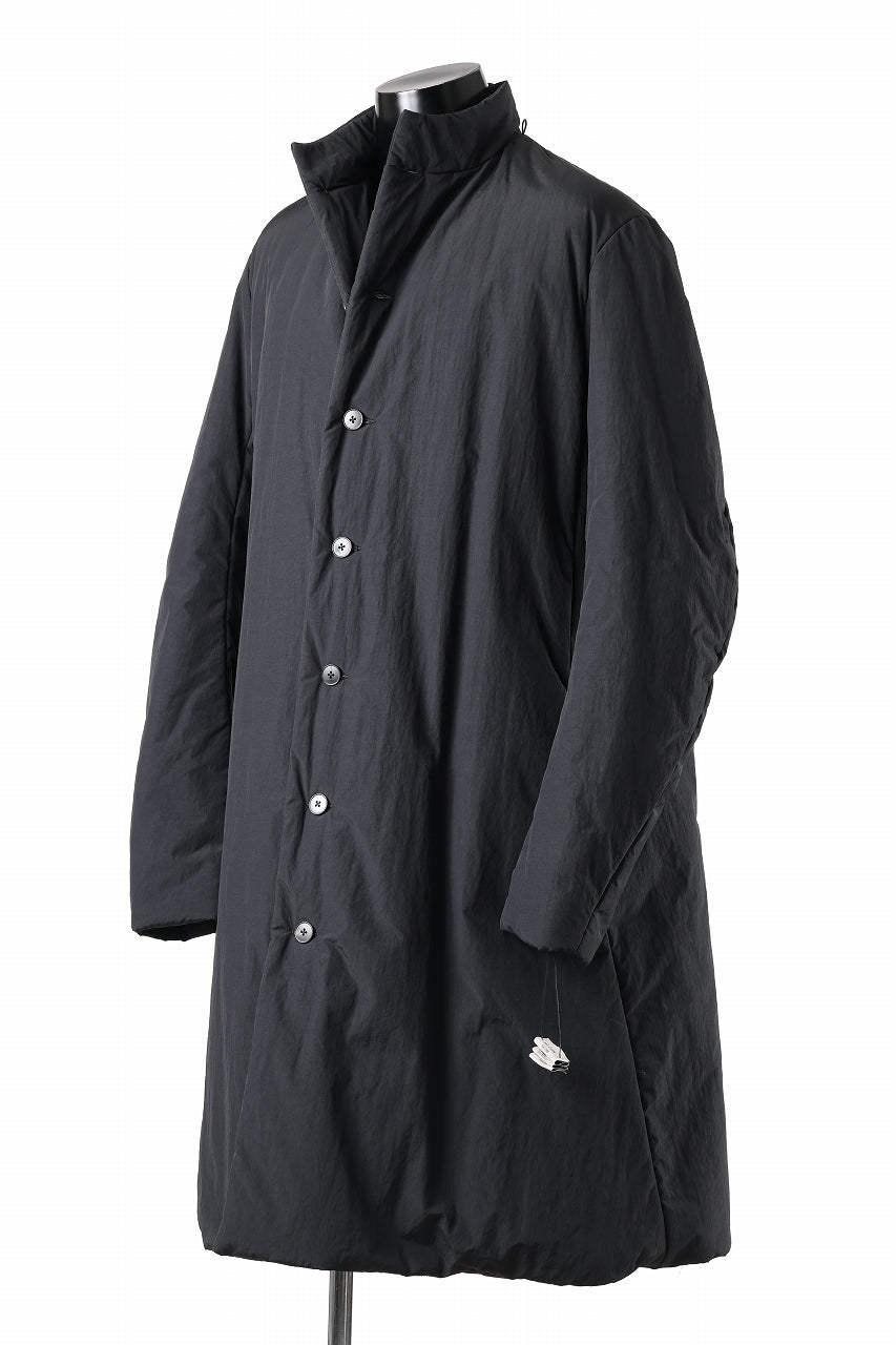 m.a+ padded wide coat wt. detachable hood / C312IH/PAC/IMB (BLACK)