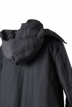 画像をギャラリービューアに読み込む, m.a+ padded wide coat wt. detachable hood / C312IH/PAC/IMB (BLACK)