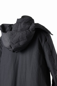 画像をギャラリービューアに読み込む, m.a+ padded wide coat wt. detachable hood / C312IH/PAC/IMB (BLACK)