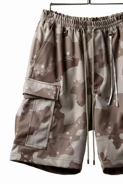 画像をギャラリービューアに読み込む, MASTERMIND WORLD JERSEY CAMO CARGO SHORTS (DESERT)