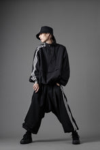 画像をギャラリービューアに読み込む, Y-3 Yohji Yamamoto THREE STRIPES NYLON HALF ZIP BLOUSON (BLACK)