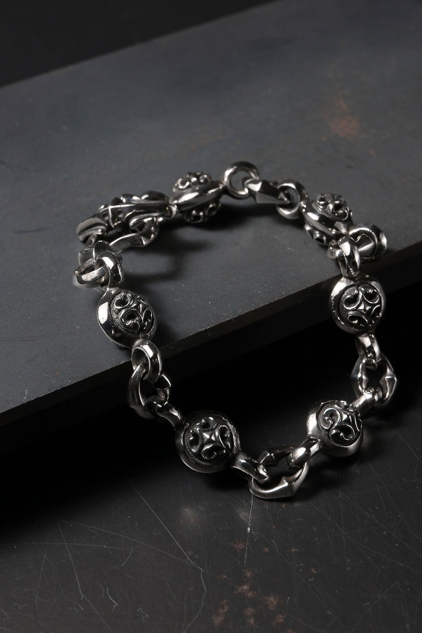 画像をギャラリービューアに読み込む, Loud Style Design - GET IN THE RING "UB-019" SILVER BRACELET