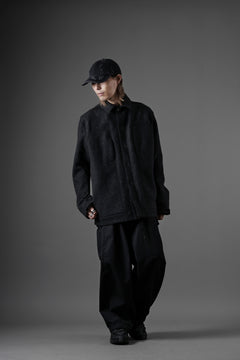 画像をギャラリービューアに読み込む, OPPOSE DUALITY 6 POCKET PANEL WORK JACKET / MELTON WOOL (BLACK)