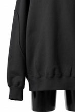 Load image into Gallery viewer, D-VEC HIGH NECK L/S SWEAT SHIRT / BRUSHED BACK TERRY (NIGHT SEA BLACK)