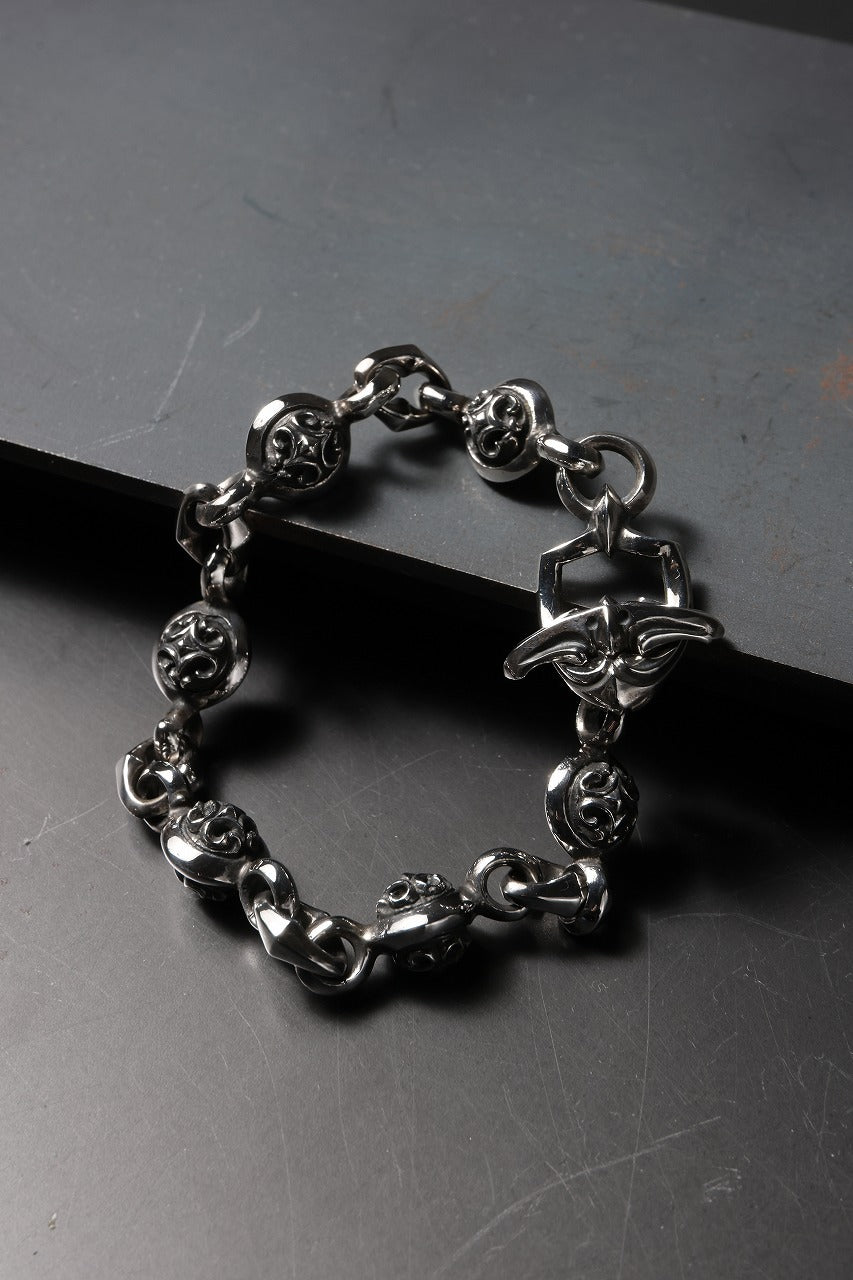 画像をギャラリービューアに読み込む, Loud Style Design - GET IN THE RING "UB-019" SILVER BRACELET