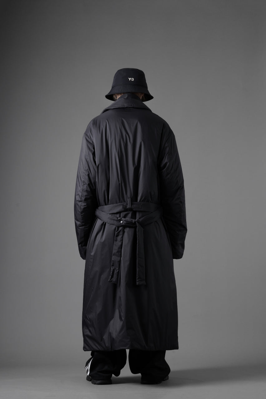 Y-3 Yohji Yamamoto PADDED COAT / PERTEX QUANTUM & PRIMALOFT® (BLACK)