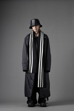 Load image into Gallery viewer, Y-3 Yohji Yamamoto 3 STRIPE SCARF (BLACK)