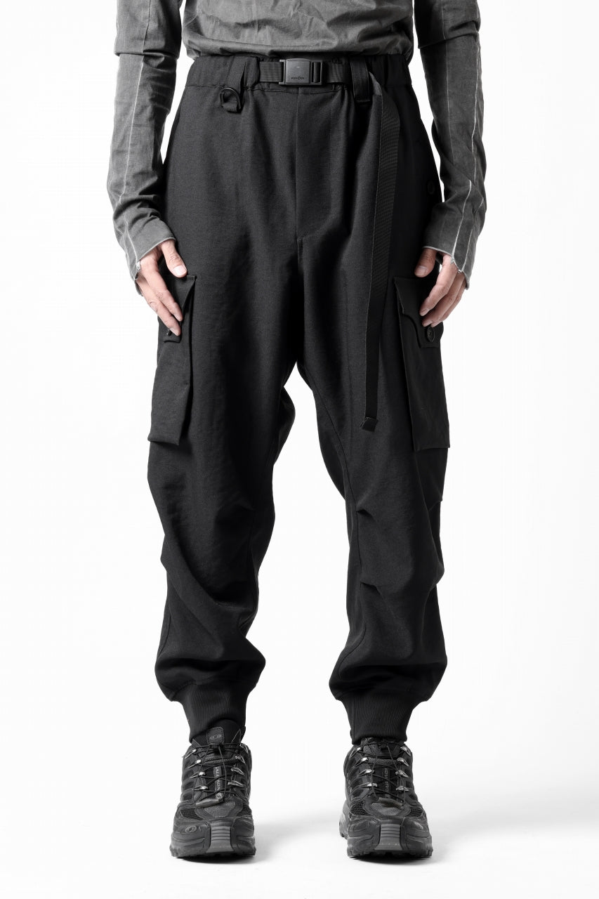 Y-3 Yohji Yamamoto CUFFS PANTS (BLACK)