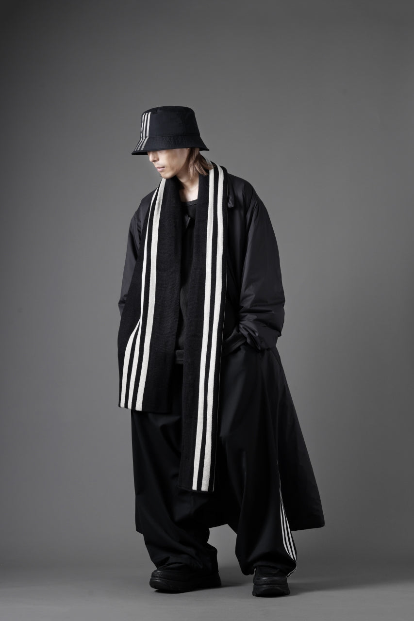 Y-3 Yohji Yamamoto 3 STRIPE SCARF (BLACK)