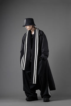 Load image into Gallery viewer, Y-3 Yohji Yamamoto 3 STRIPE SCARF (BLACK)