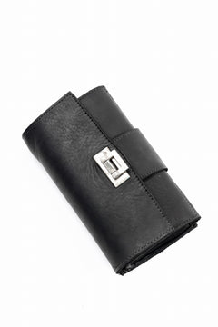 Load image into Gallery viewer, incarnation CLUTCH WALLET / HORSE WHITE LEATHER + COW LEATHER (B91N)