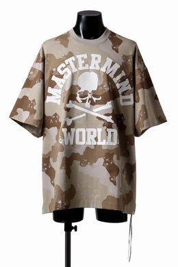 MASTERMIND WORLD CAMO UNIVERSITY TEE / OVERSIZED (DESERT)